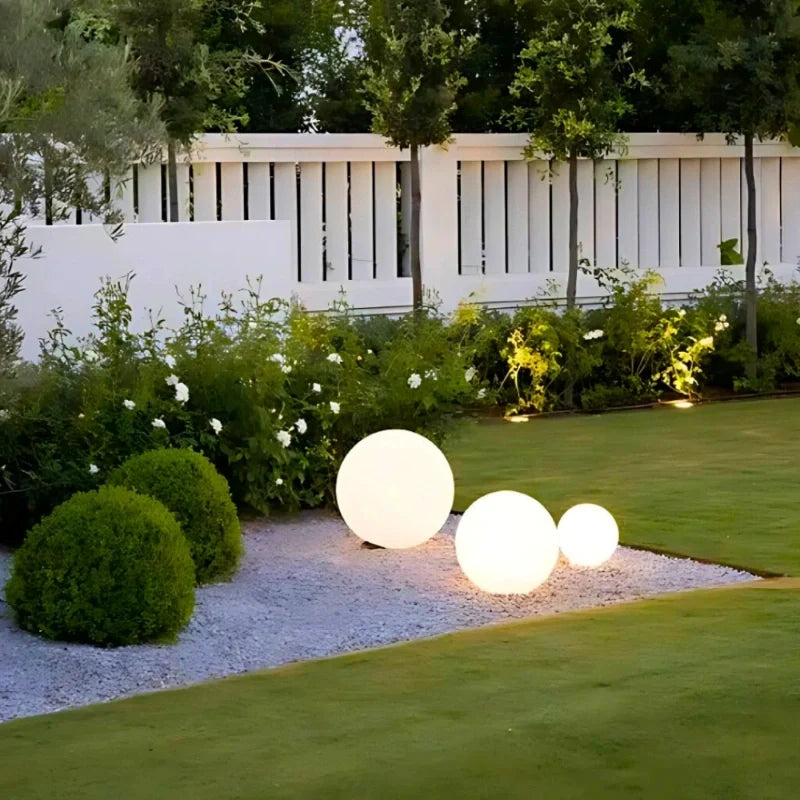 Boule lumineuse rechargeable de jardin | Kymä