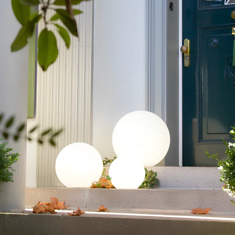 Boule lumineuse rechargeable de jardin | Kymä