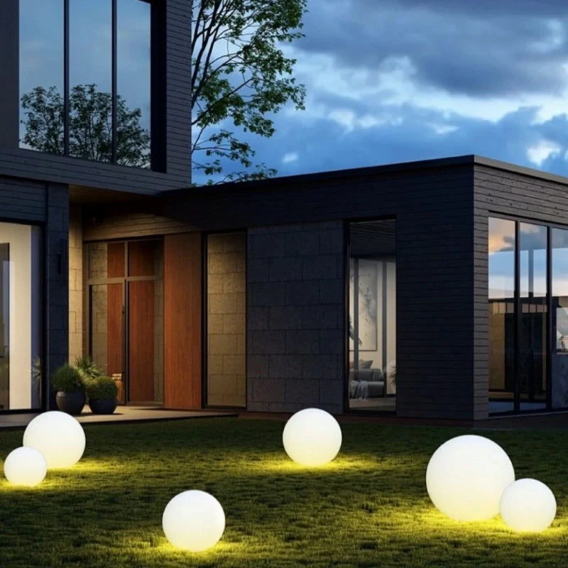 Boule lumineuse rechargeable de jardin | Kymä