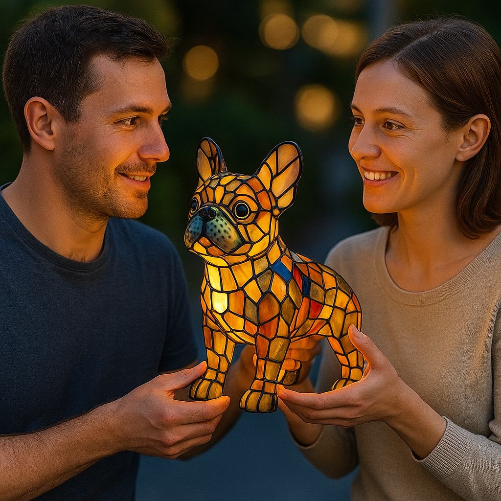 Lampe Toutou – Luminaire artisanal en forme de chien