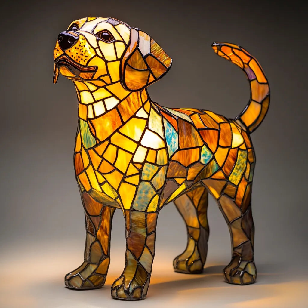 Lampe Toutou – Luminaire artisanal en forme de chien