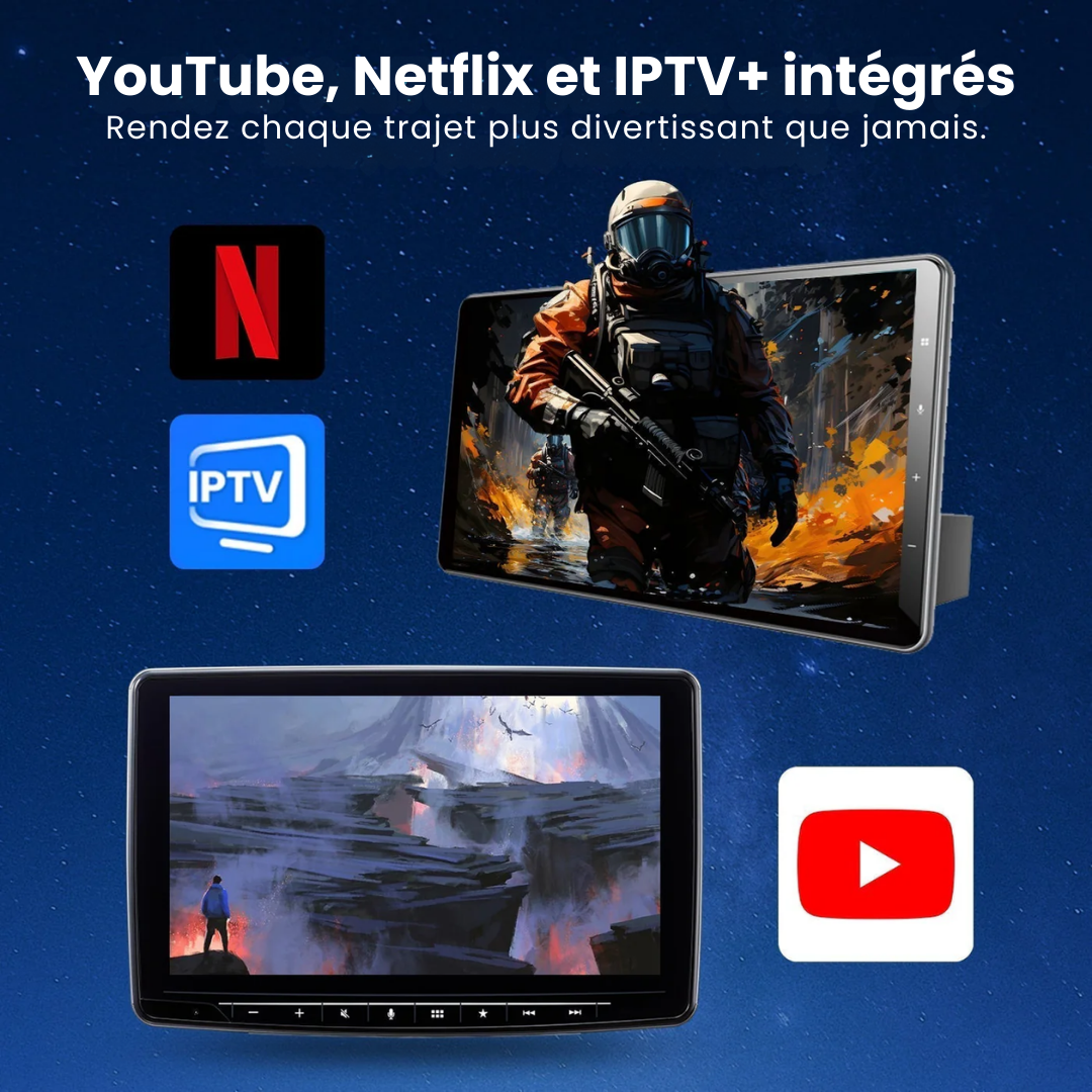Adaptateur sans fil Play2Video Pro | CarPlay & Android Auto tout-en-un