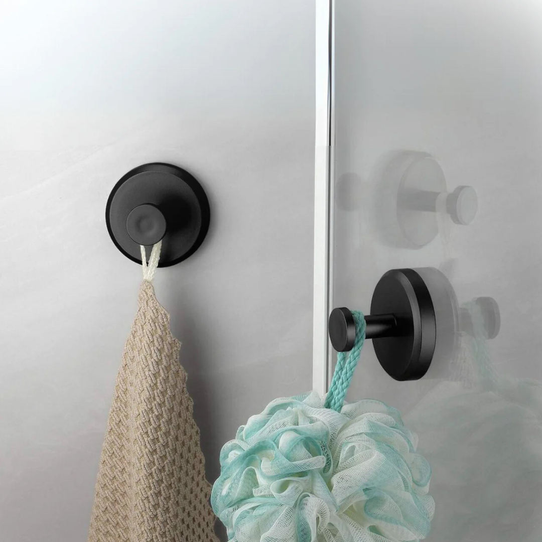 Crochet mural sans perçage ScandicHook – Fixation par vide, design scandinave