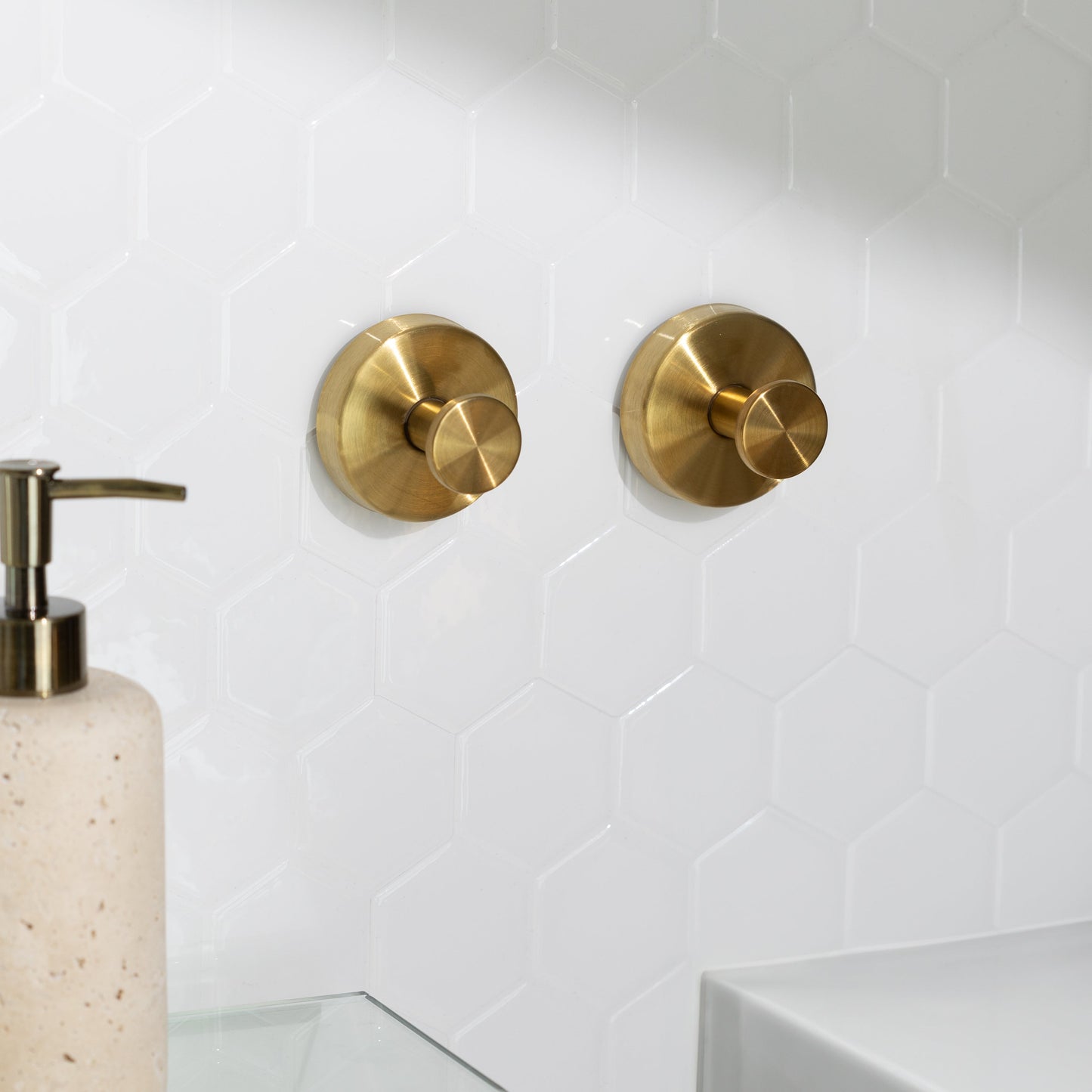 Crochet mural sans perçage ScandicHook – Fixation par vide, design scandinave