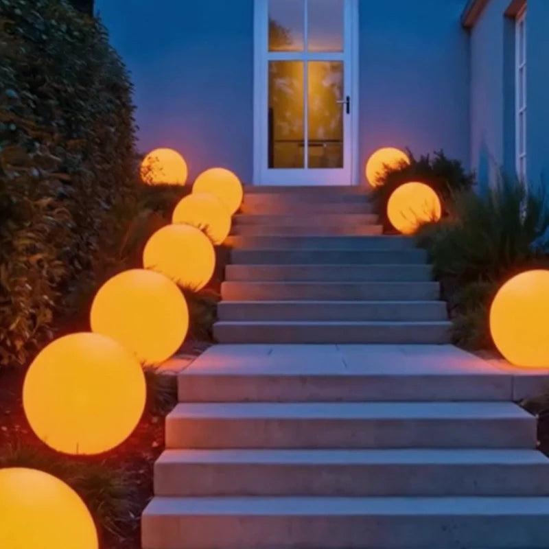 Boule lumineuse rechargeable de jardin | Kymä