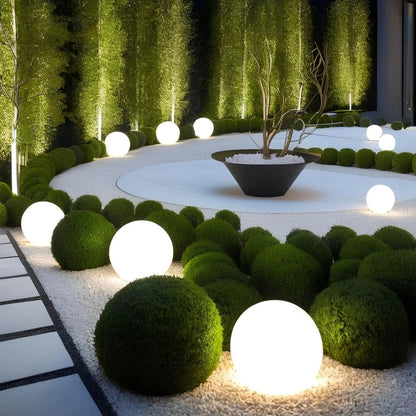 Boule lumineuse rechargeable de jardin | Kymä