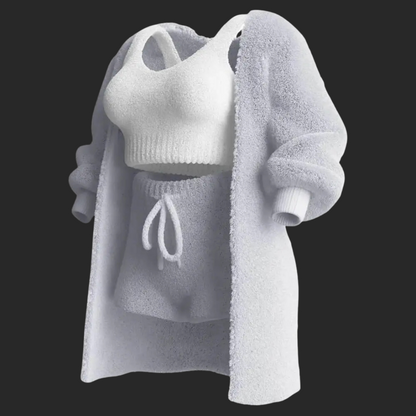 Cosy Knit Set (4 Pieces) - Grey