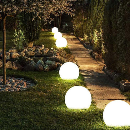 Boule lumineuse rechargeable de jardin | Kymä